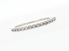 14 Karat White Gold .25 Carat Diamond Wedding Band Ring