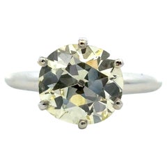 Used 14k White Gold 2.9ct Diamond Engagement Ring