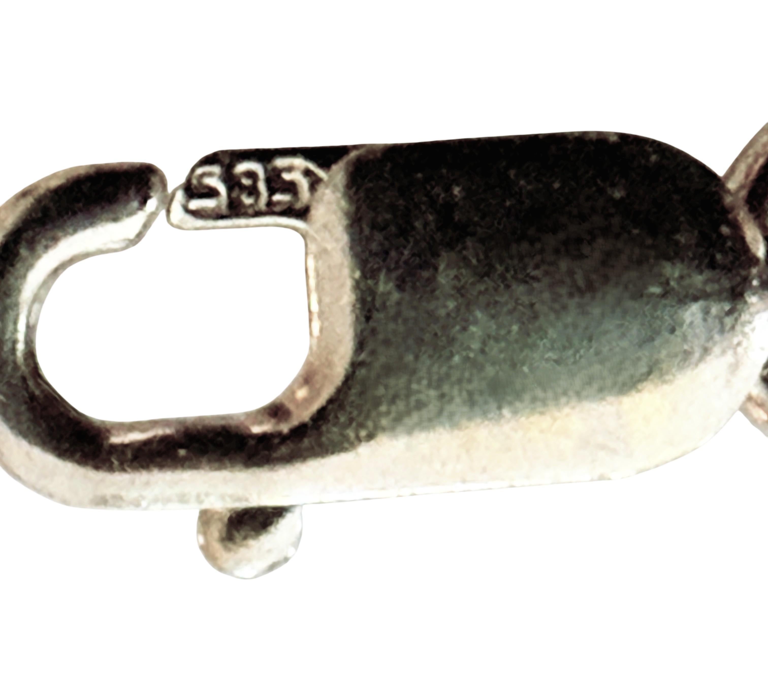 14k White Gold 6.5 Carat Emerald Brilliant Cut Diamond Slider Pendant Necklace For Sale 6