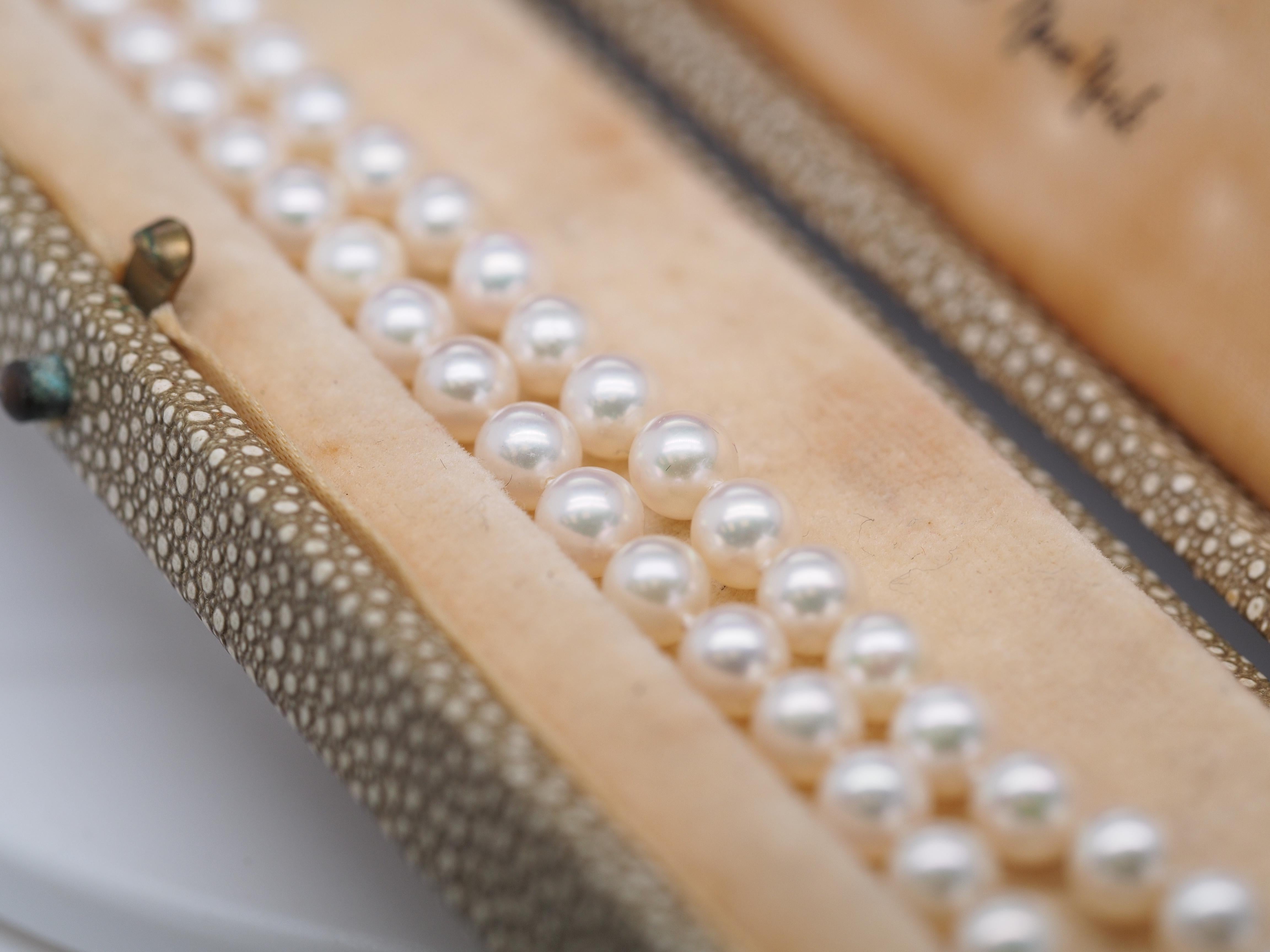 14 Karat Weißgold .75 Karat Diamant-Halskette mit Brillanten im alten Minenschliff im Zustand „Gut“ im Angebot in Atlanta, GA