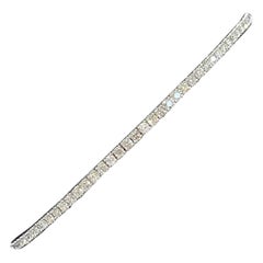 Flex-Armreif aus 14 Karat Weißgold .85 Karat Diamant