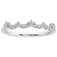 14K White Gold Agnes Diamond Ring '1/16 Ct. tw'