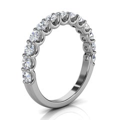 14k White Gold Alina "U" Shape Diamond Ring '4/5 Ct. Tw'