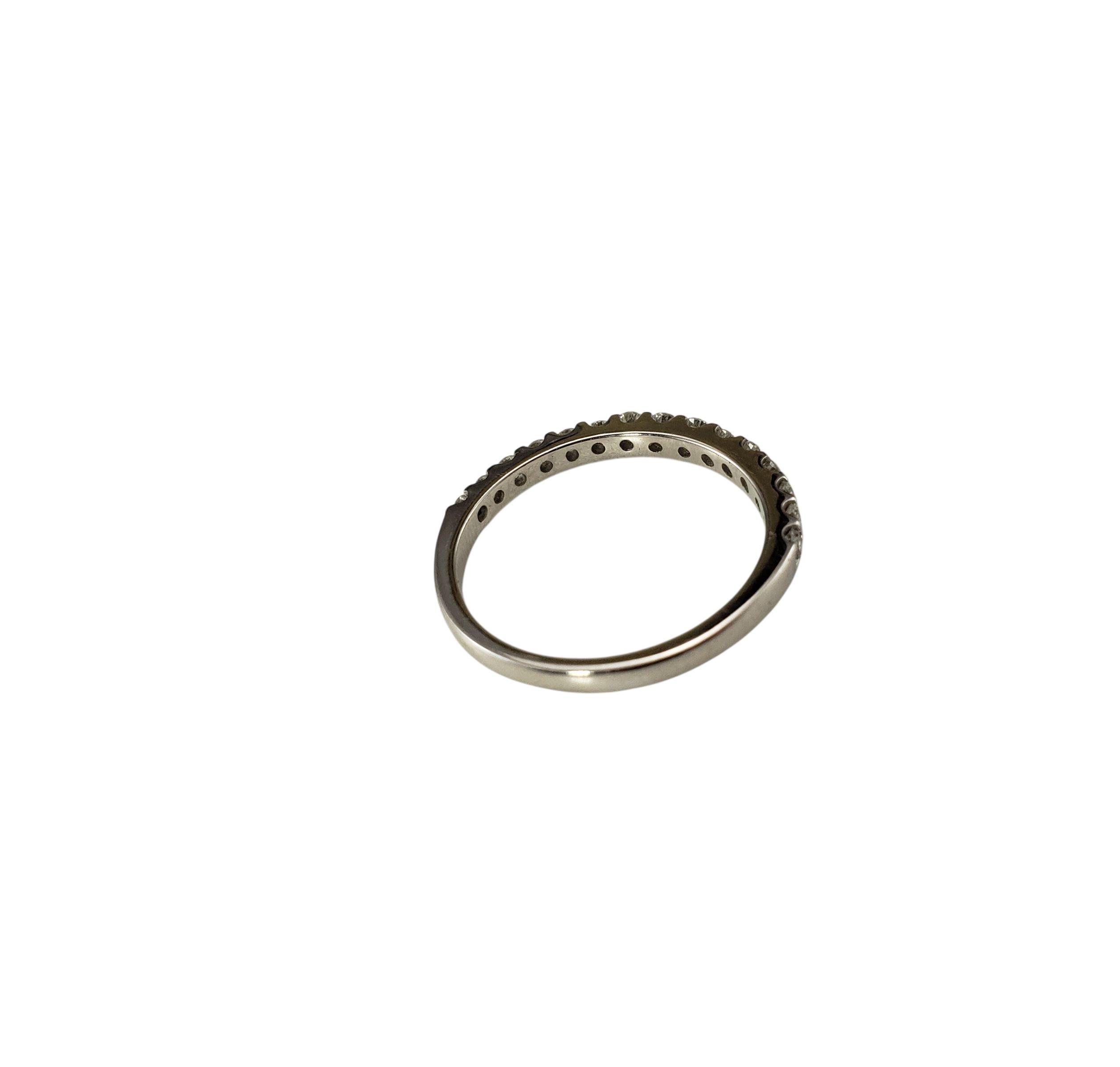 Bague en or blanc 14K et diamant Taille 5.25 #23306 Pour femmes en vente