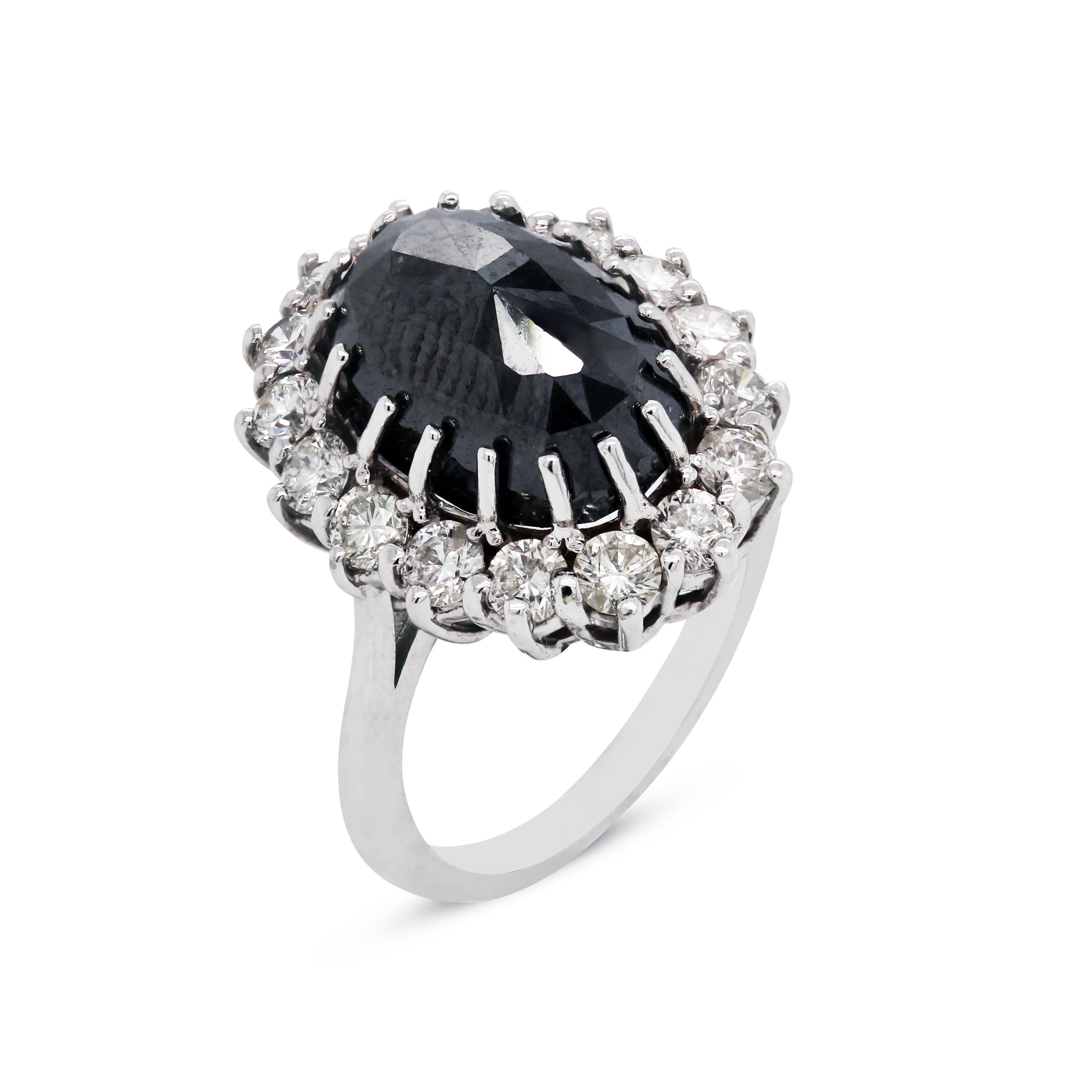 black diamond engagement ring meaning