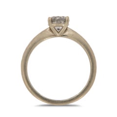 14 Karat Weißgold Aponi Salz- und Pfeffer-Diamant-Ring 'Mitte 1,18 Karat'