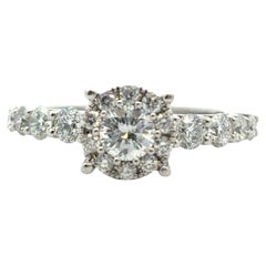 14k White Gold approx. 0.80ctw Diamond Engagement Ring