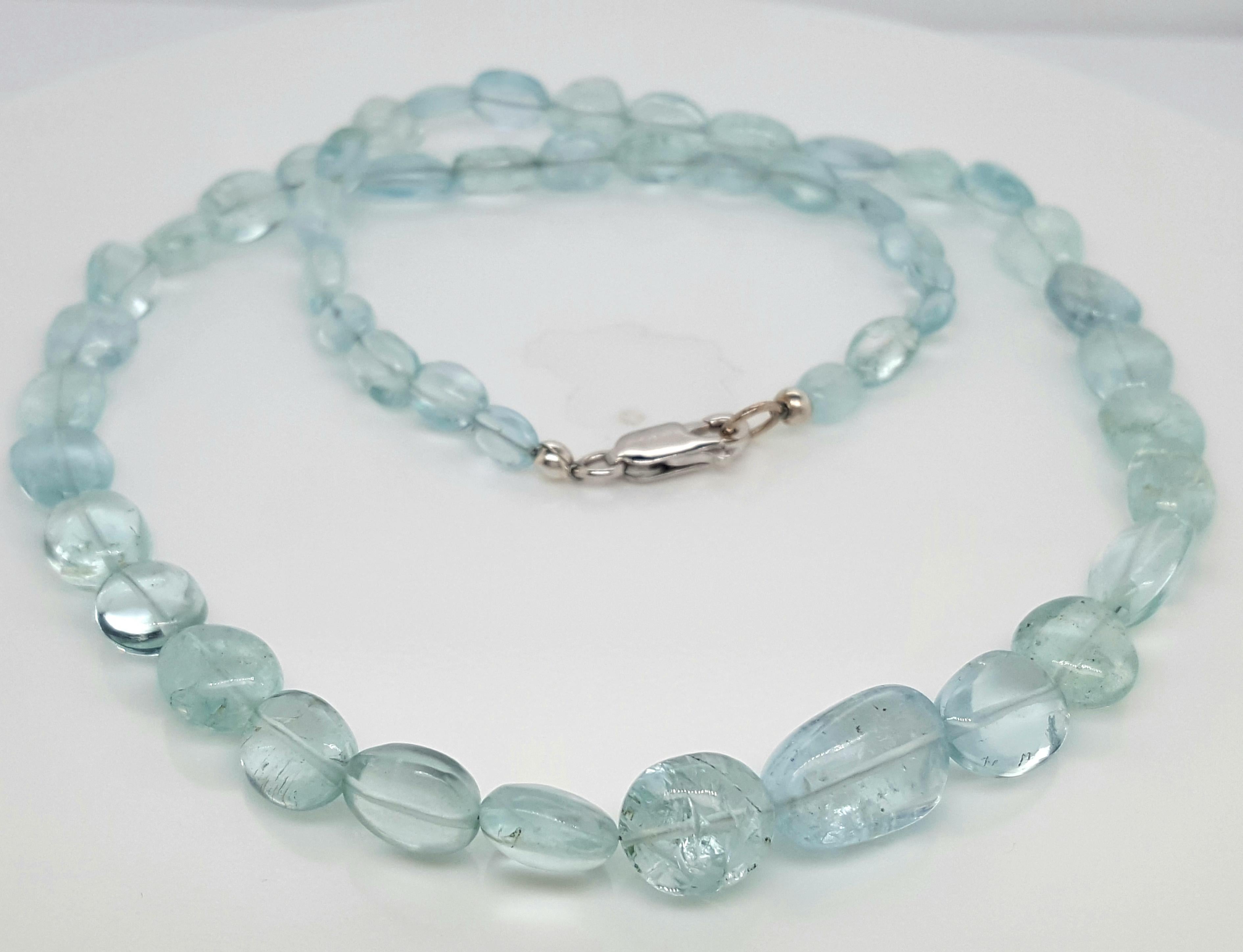 faceted aquamarine beads
