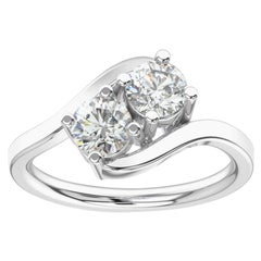 14K White Gold Artemis Diamond Ring '1 Ct. tw'