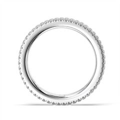 Anello Eternity Asti in oro bianco 14K "1 1/2 Ct. tw