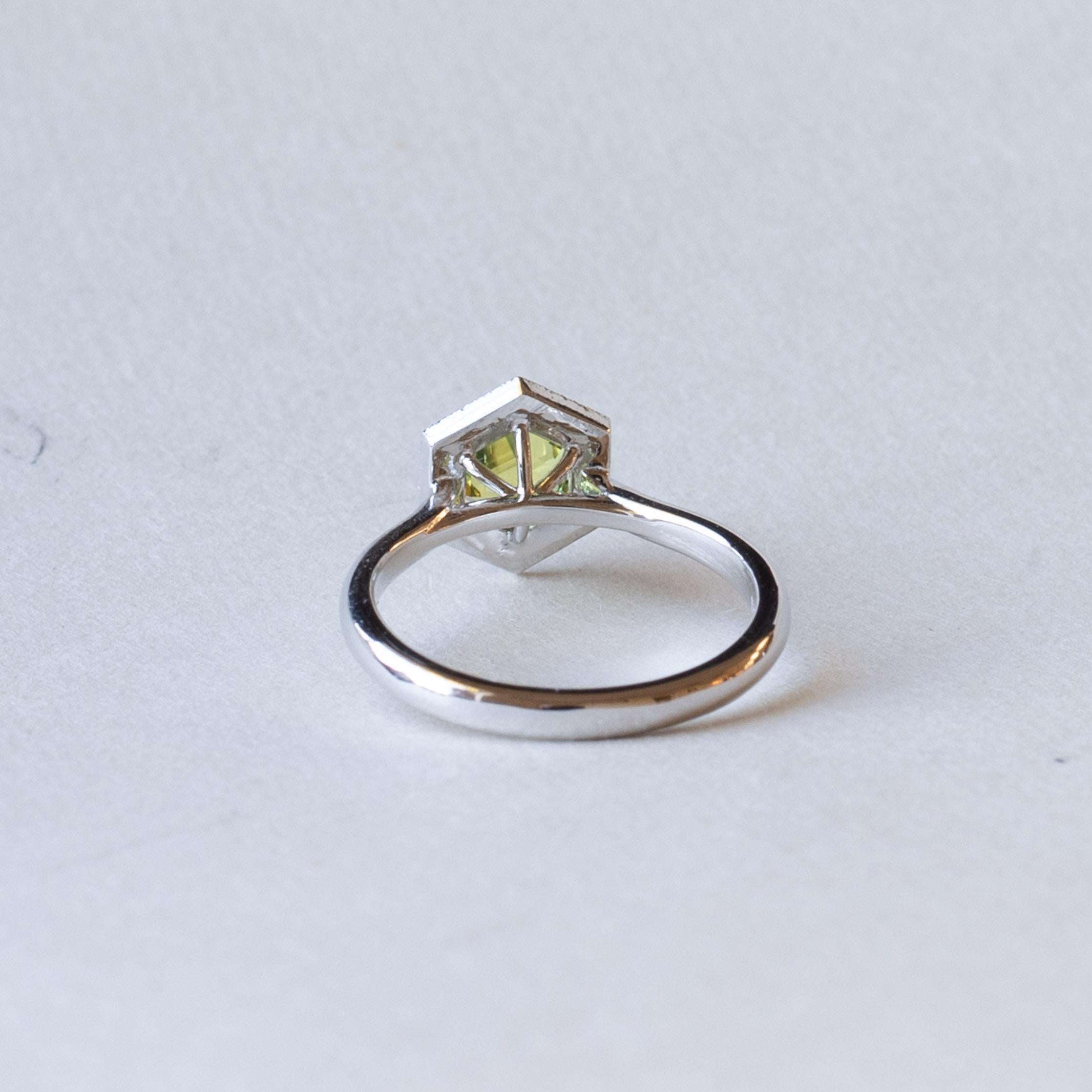 14K Weißgold Australischer Parti Saphir Ring im Zustand „Neu“ im Angebot in Wallingford, CT