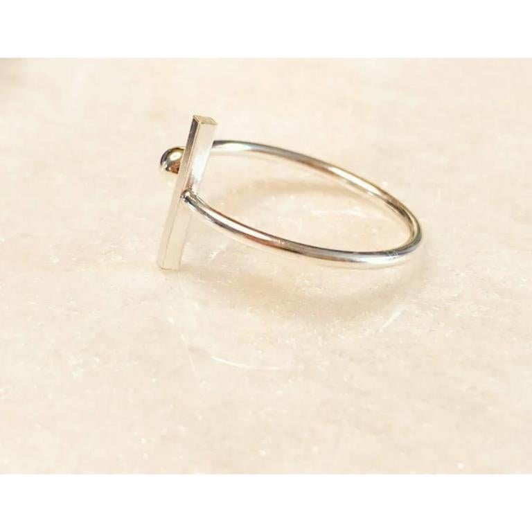 Anello a barre in oro bianco 14K Anello aperto di design per regalo di compleanno Anello aperto verticale
Leggero, può essere indossato tutti i giorni

Informazioni aggiuntive:
Condit: Nuovo con etichette: Un articolo nuovo di zecca, non usato e non