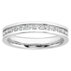 Bague Betty en or blanc 14 carats avec diamants de 1/2 carat tw