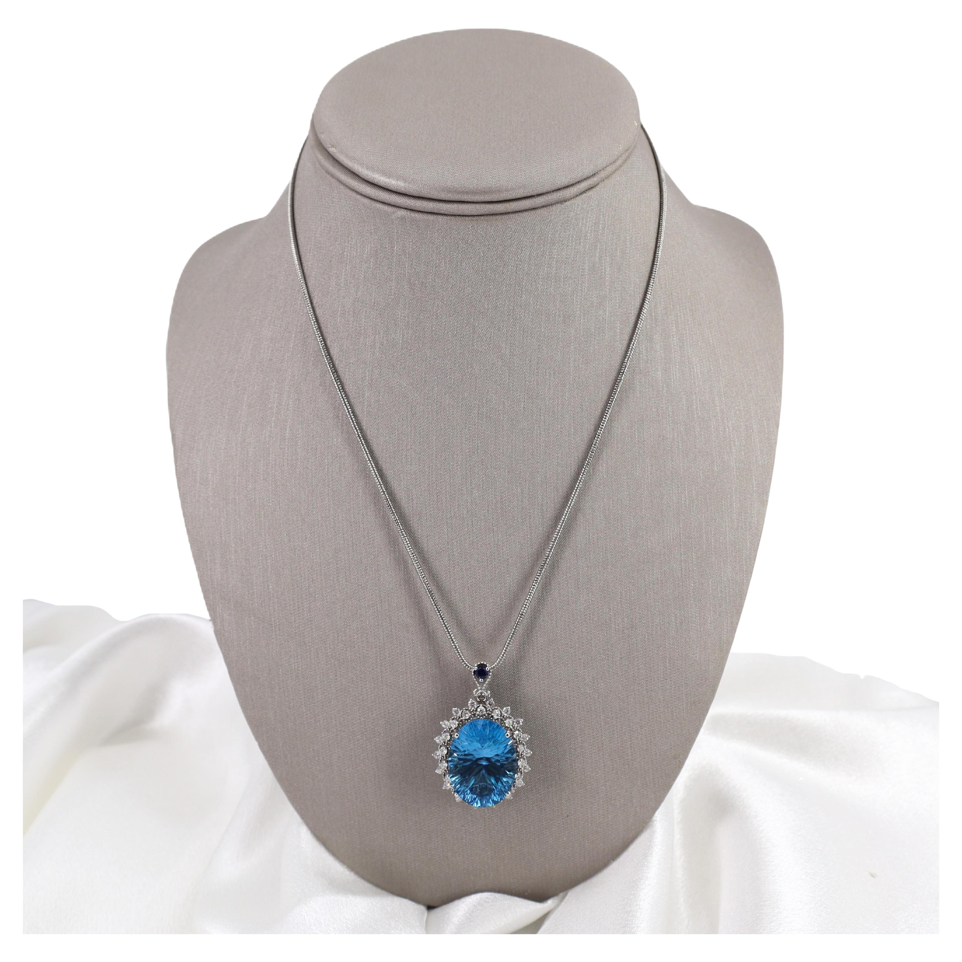 Topazio blu Collane