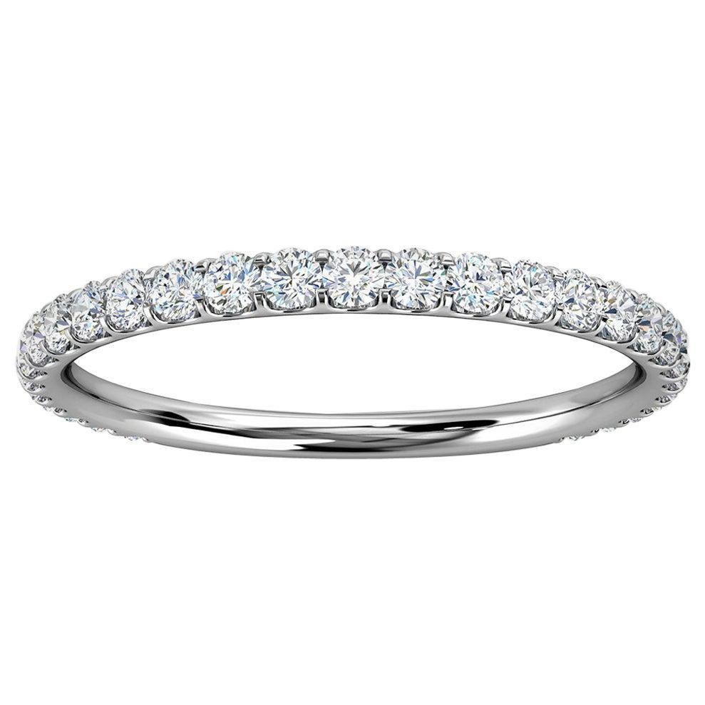 14K White Gold Carole Micro-Prong Diamond Ring '1/3 Ct. tw'