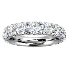14K White Gold Carole Micro-Prong Diamond Ring '3 Ct. tw'