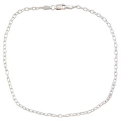 14K White Gold Chain Link Anklet #15867 14K White Gold Chain Link Anklet #15867