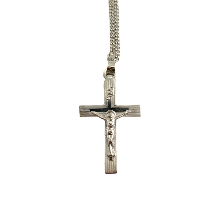 Catene in oro 14 kt con ciondolo a forma di croce per donne e uomini con placcatura fino a 20 volte più 14 k rispetto ad altre collane a croce