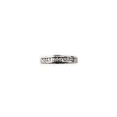 14K White Gold Channel-Set Diamond Band Ring Size 5 #23463 14K White Gold Channel-Set Diamond Band Ring Size 5 #23463