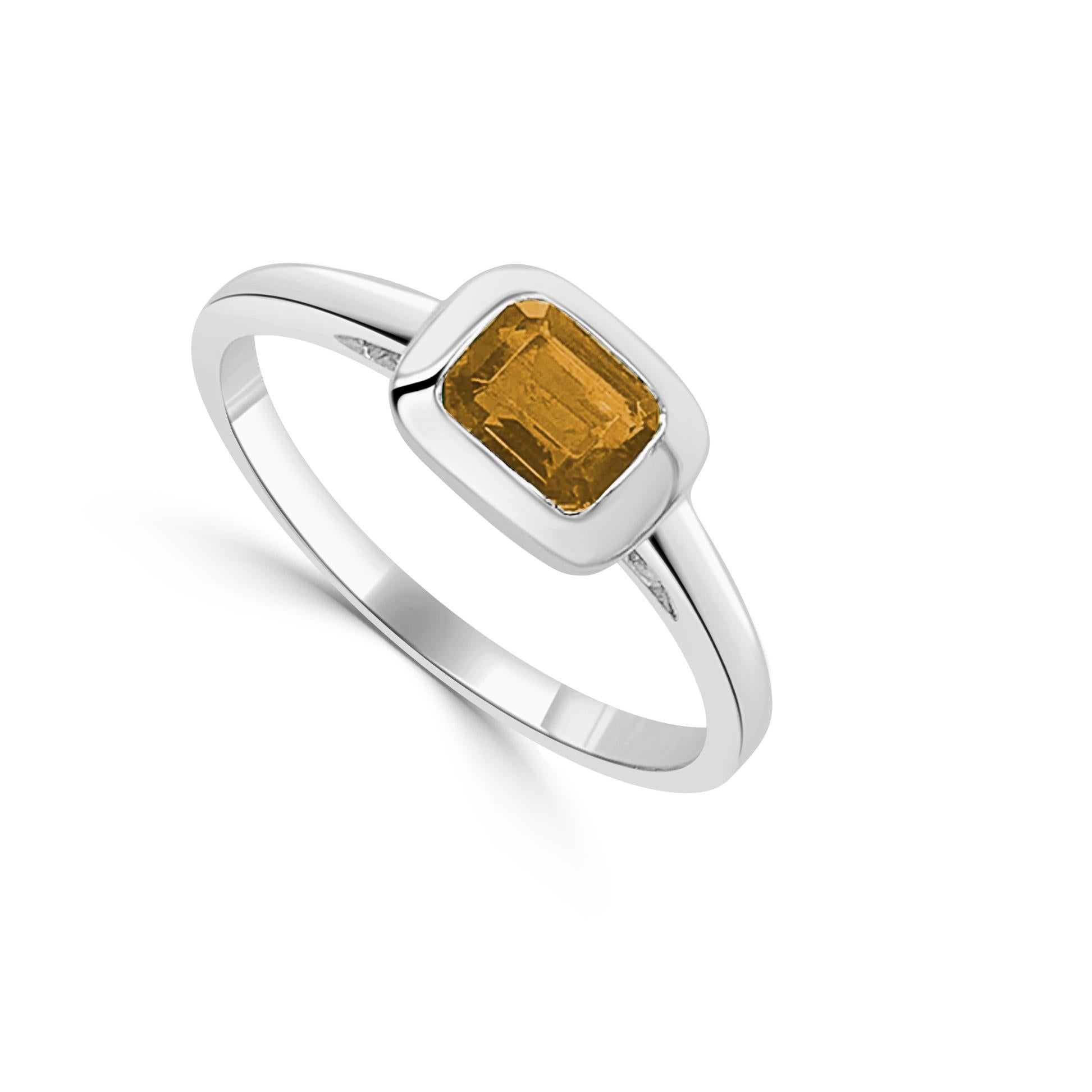 825 white gold ring