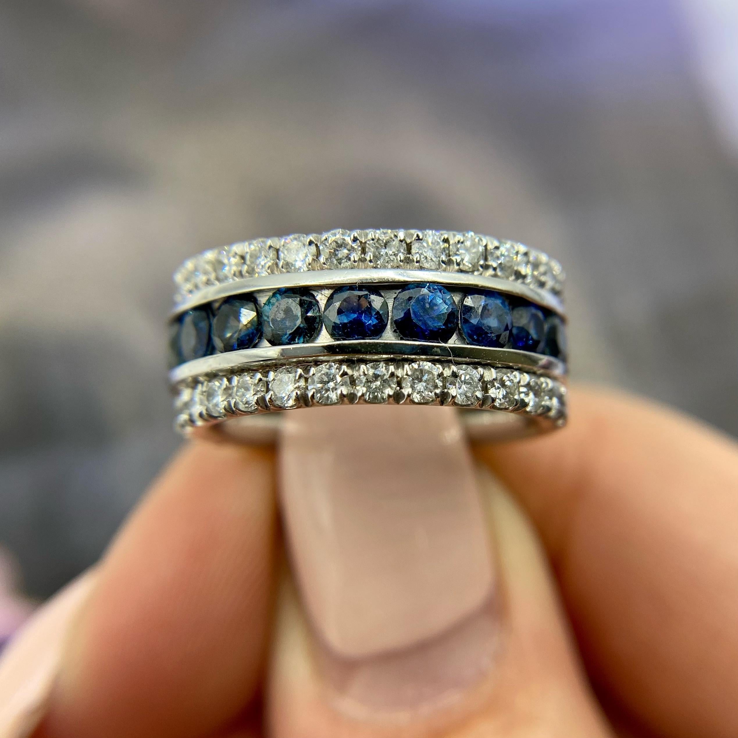 For Sale:  14k White Gold Cocktail Ring Features 1.60ct. Diamonds 5