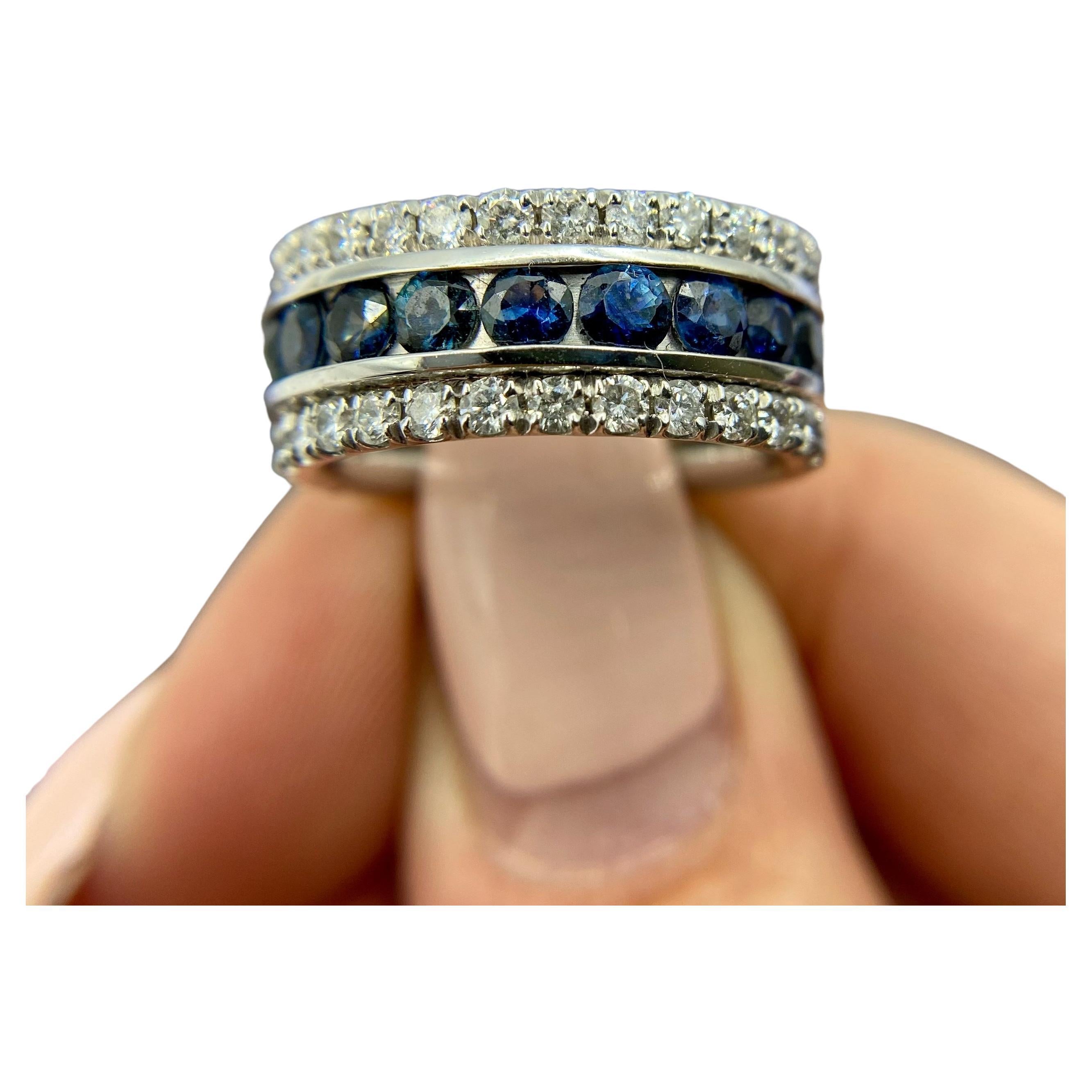 For Sale:  14k White Gold Cocktail Ring Features 1.60ct. Diamonds