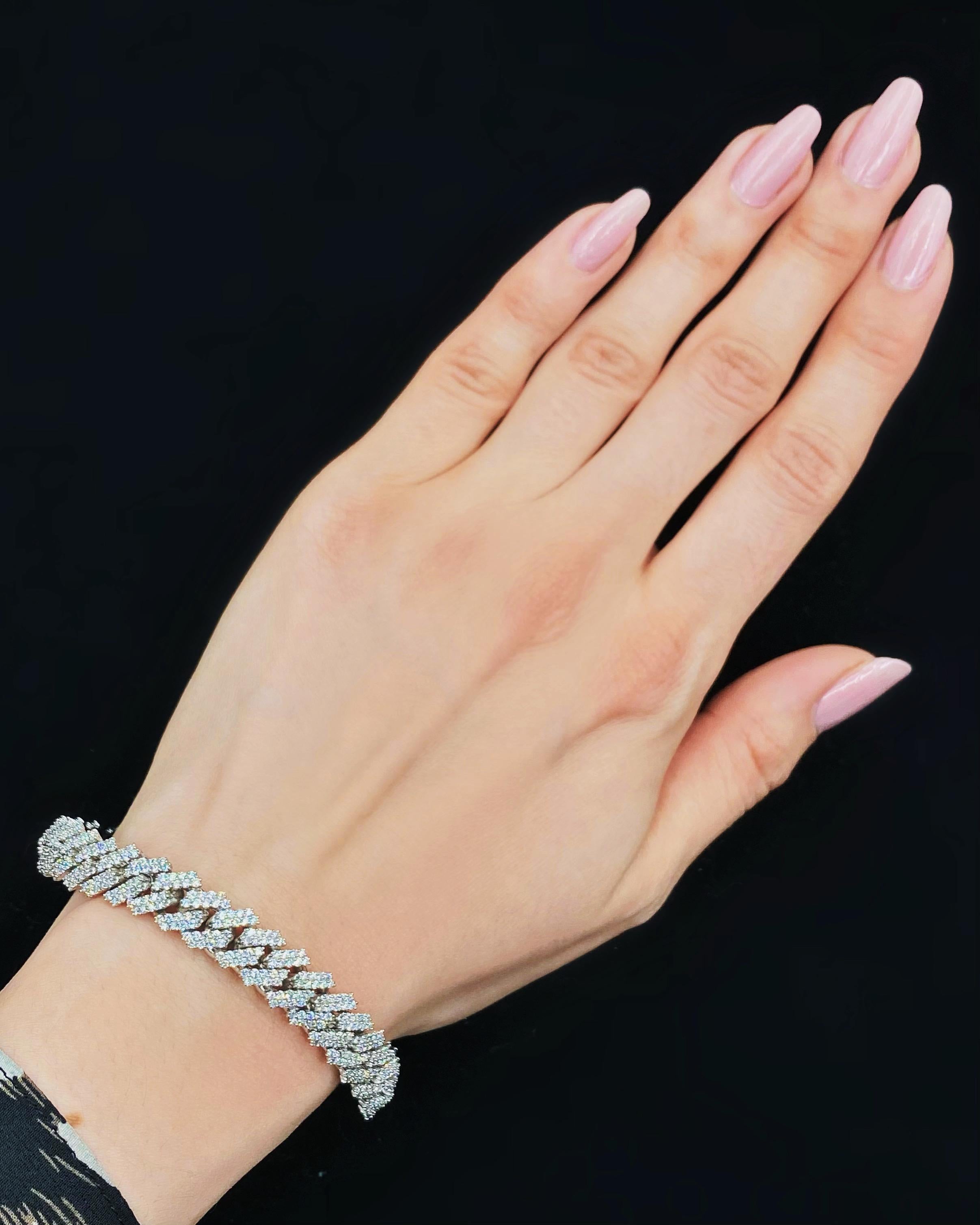 cuban bracelet diamond