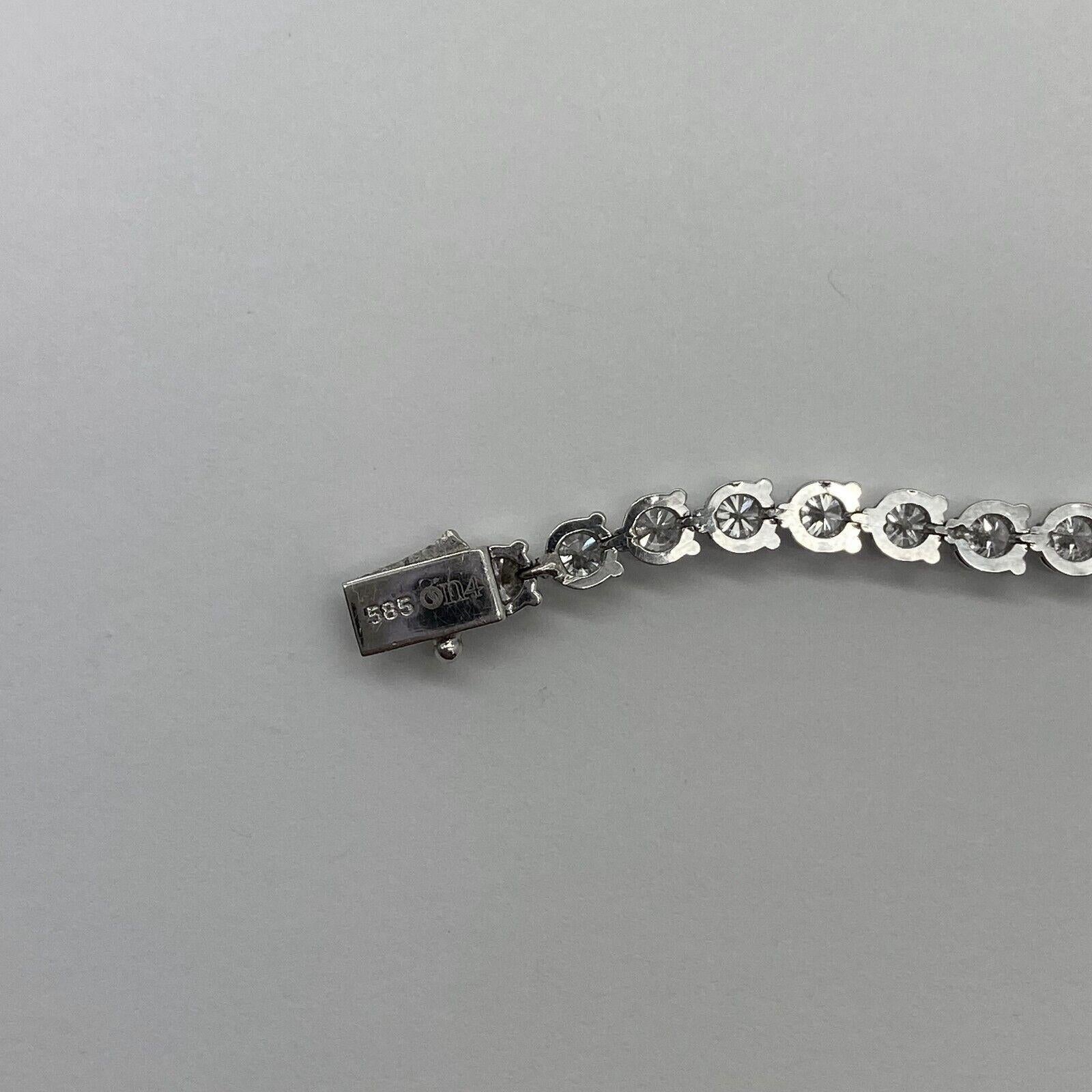 14k White Gold Diamond 3 Prong 