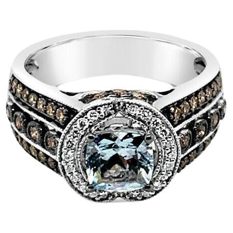 ADELINA, 14 K White Gold, Diamond Ring