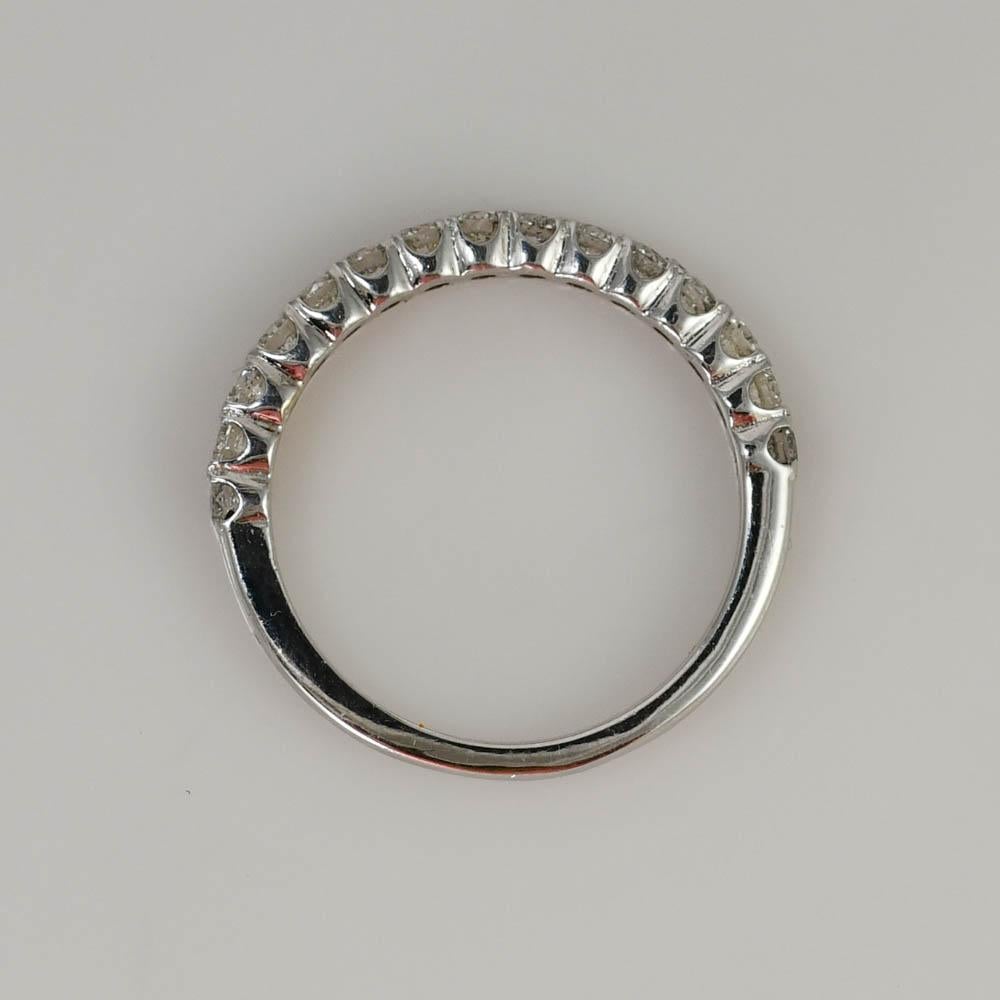 Fascia di diamanti in oro bianco 14K 0,45ct In condizioni ottime in vendita a Laguna Beach, CA