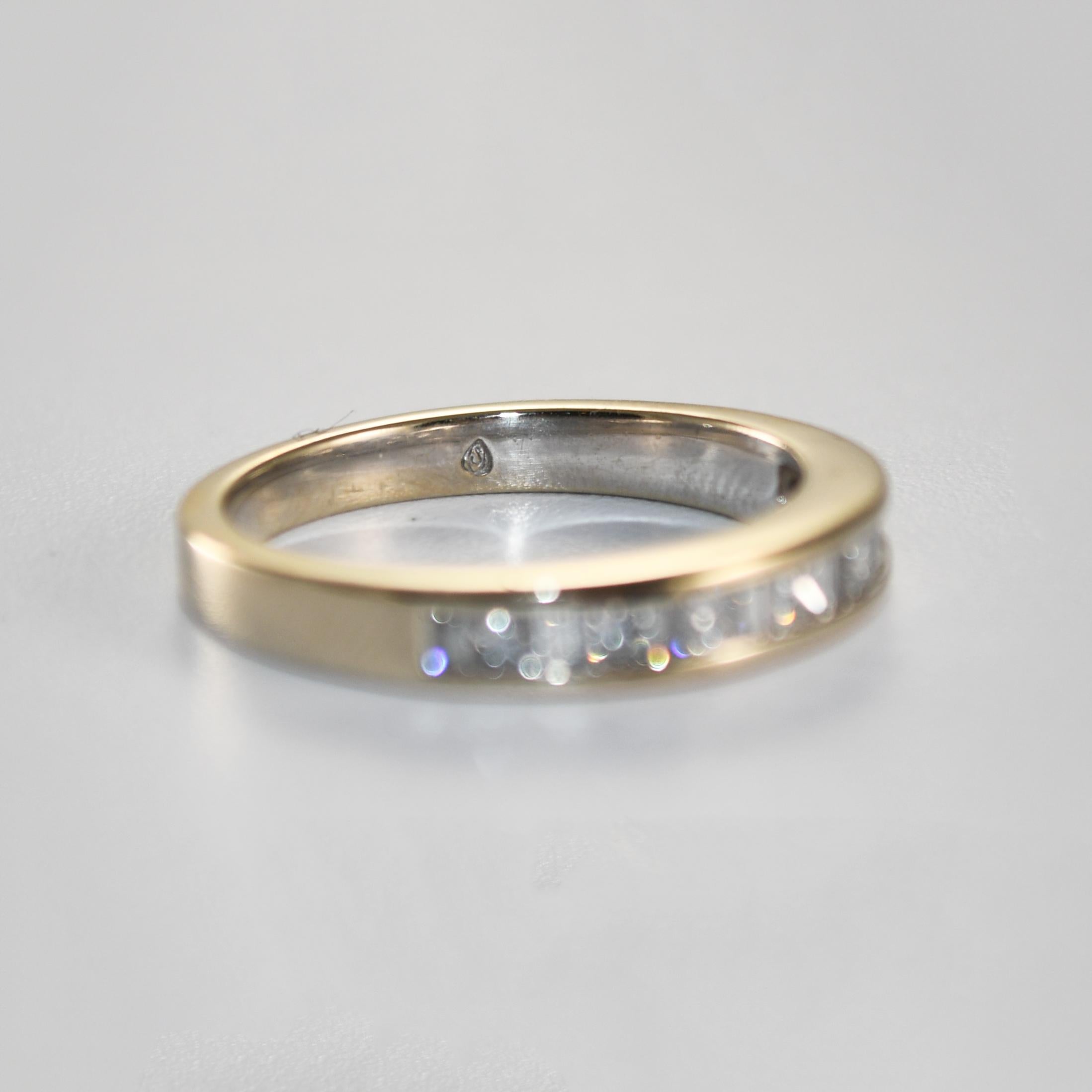 Bague en or blanc 14K avec diamant 0.50ct Unisexe en vente