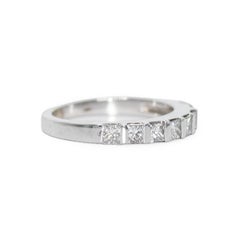 14K White Gold Diamond Band Ring 0.50tdw, 3.3g