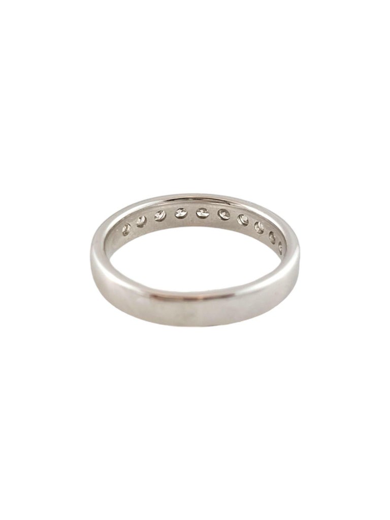 14kt White Gold .21ct Diamond Band main image 0