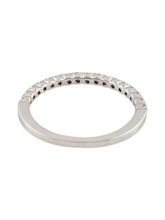 14k Weißgold Diamantband