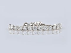14K White Gold Diamond Bolo Tennis Bracelet, 2.93ct, IGI Certified