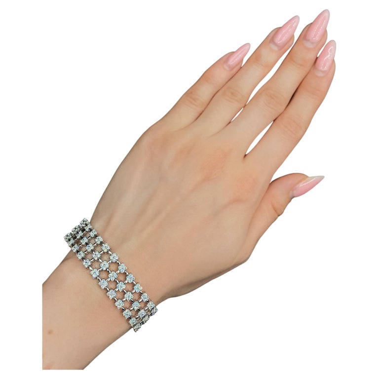 14k-white-gold-diamond-bracelet-for-sale-at-1stdibs
