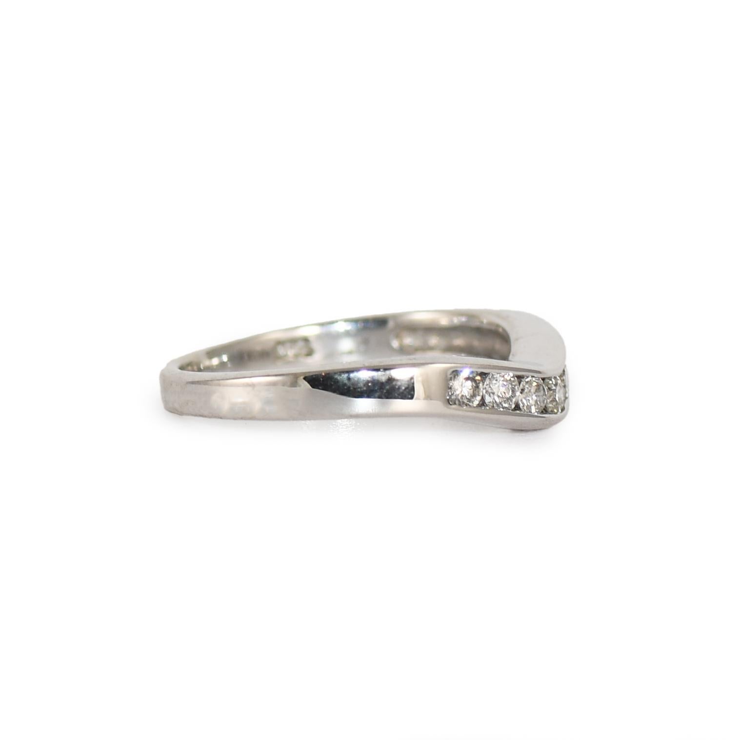 14K White Gold Diamond Bridal Ring Set EGL Certified 1.15tdw For Sale 2