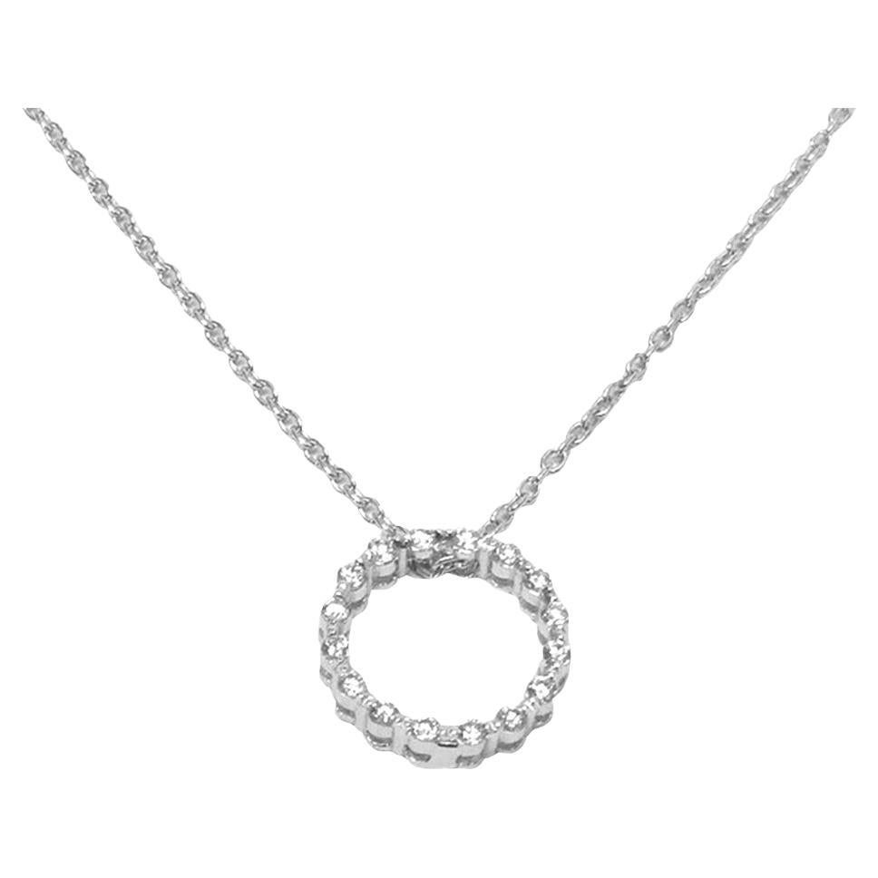 Cartier Pasha de Cartier Diamond Gold Circle Pendant Chain Necklace For