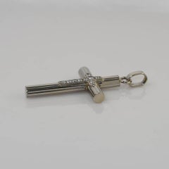 14K White Gold Diamond Cross 0.25ct