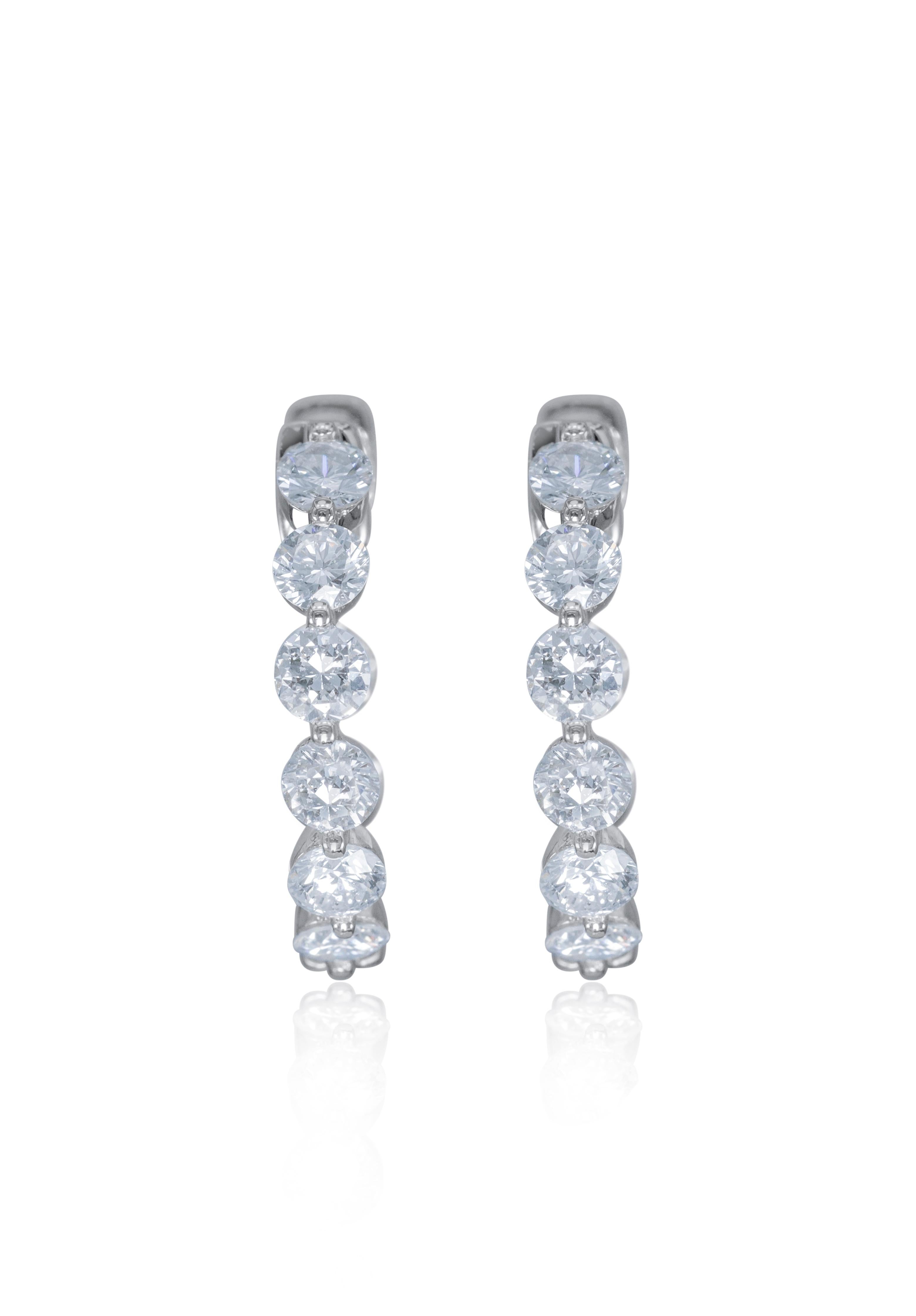 14K White Gold Diamond Earrings featuring 1.99 Carats of Diamonds

Underline your look with this sharp 14K White gold shape Diamond Earrings. High quality Diamonds. This Earrings will underline your exquisite look for any occasion.

. is a leading