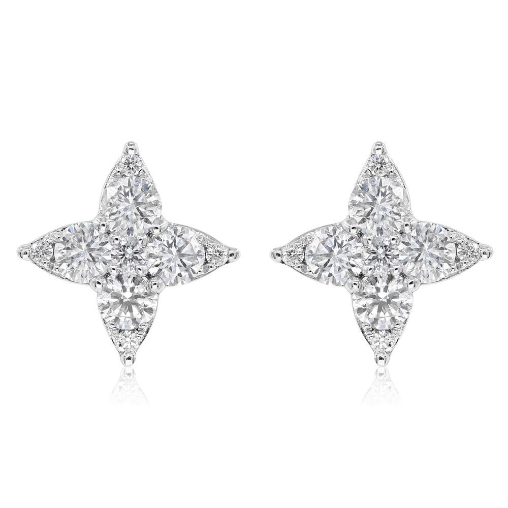 14K White Gold Diamond Earrings featuring 0.80 Carat T.W. of Natural Diamonds

Underline your look with this sharp 14K White Gold Diamond Earrings. High quality Diamonds. This Earrings will underline your exquisite look for any occasion.

. is a