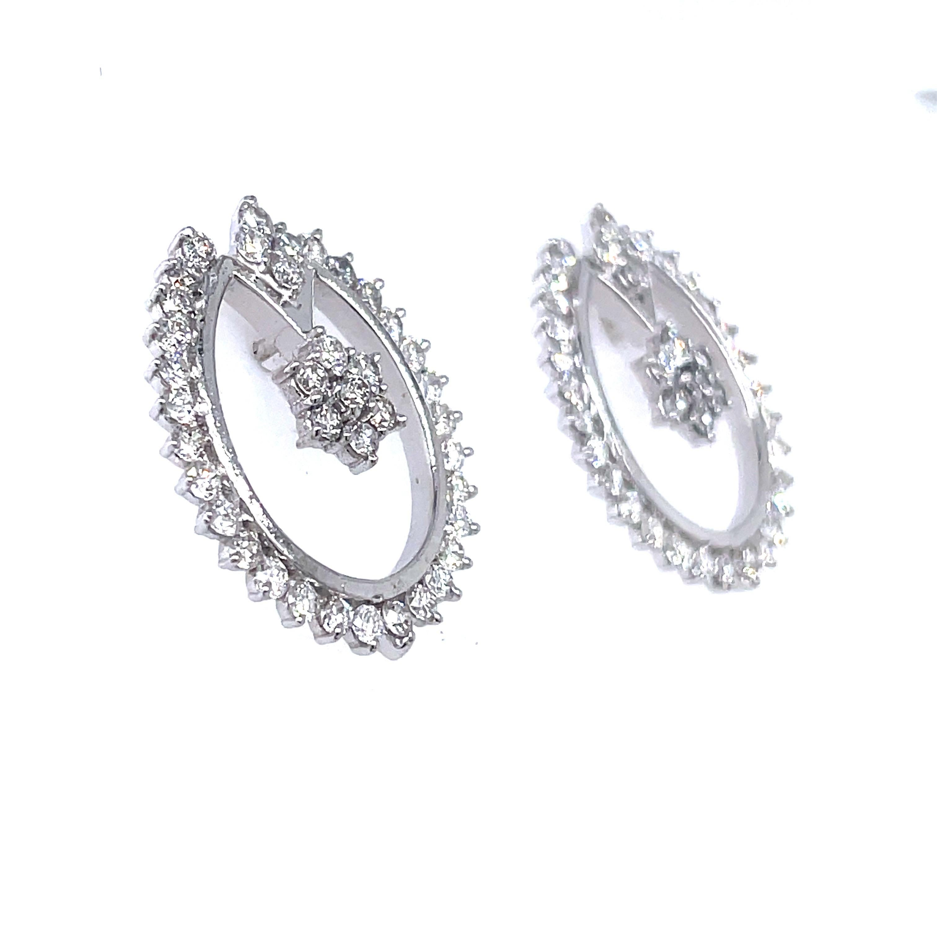 1 ct tw diamond earrings