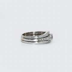 14K White Gold Diamond Engagement Ring 1.00tdw, 7.8g