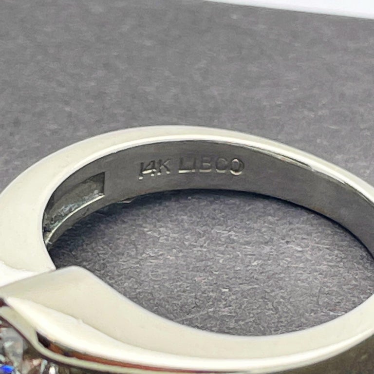 Women's 14k White Gold Diamond Engagement Ring