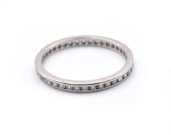 14 Karat White Gold Diamond Eternity Band