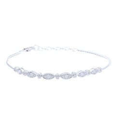 Bracelet Gazebo Fancy Collection en or blanc 14K et diamants (0,5 ct)