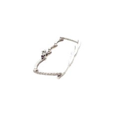 Gliederarmband aus 14 Karat Weißgold mit Diamanten