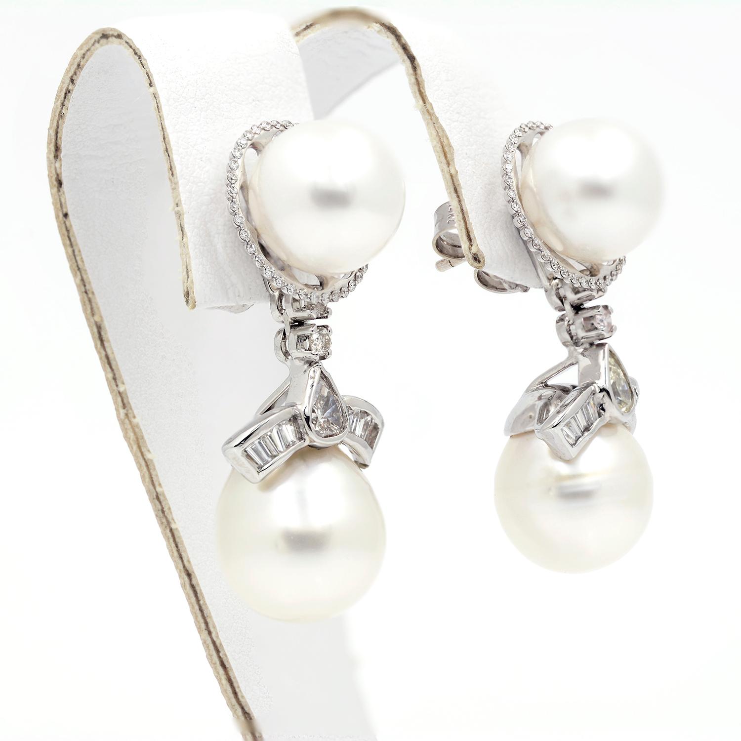 pearl earring jackets for diamond studs