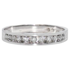 Vintage 14K White Gold Diamond Ring 0.25 tdw
