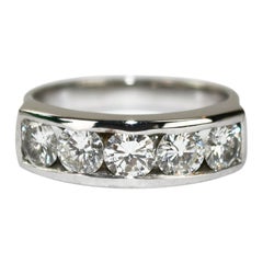 14K White Gold Diamond Ring 1.50ct